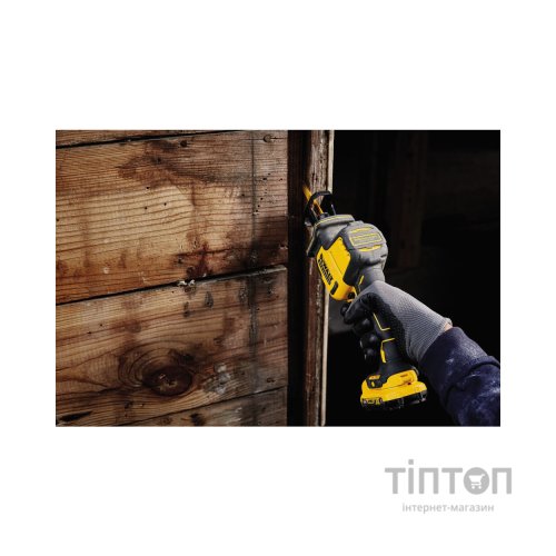 Шабельна пила DeWALT 10.8/12В XR Li-lon, безщіткова, 2 АКБ, ЗУ, кейс TSTAK (DCS312D2)