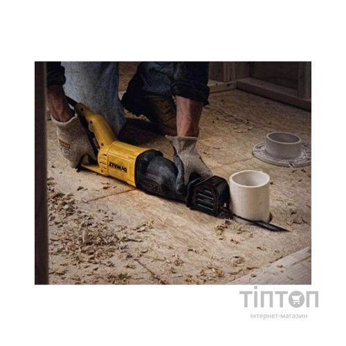 Шабельна пила DeWALT 1100 Вт, 0 - 2800 хід/хв, величина ходу 29 мм, 3.5 кг, кейс (DWE305PK)