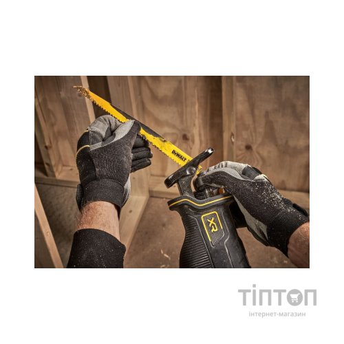 Шабельна пила DeWALT 18 В XR Li-lon, 0 - 3200 ход/хв, кейс TSTAK (без АКБ та ЗП) (DCS382NT)