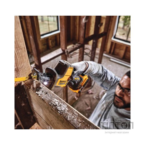 Шабельна пила DeWALT 18В XR Li-lon, 0 – 2800 хід/хв, 1.43 кг, TSTAK (без АКБ та ЗП) (DCS369NT)