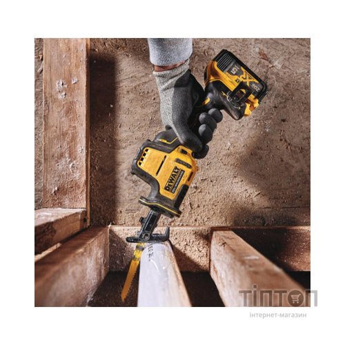 Шабельна пила DeWALT 18В XR Li-lon, 0 – 2800 хід/хв, 1.43 кг, TSTAK (без АКБ та ЗП) (DCS369NT)