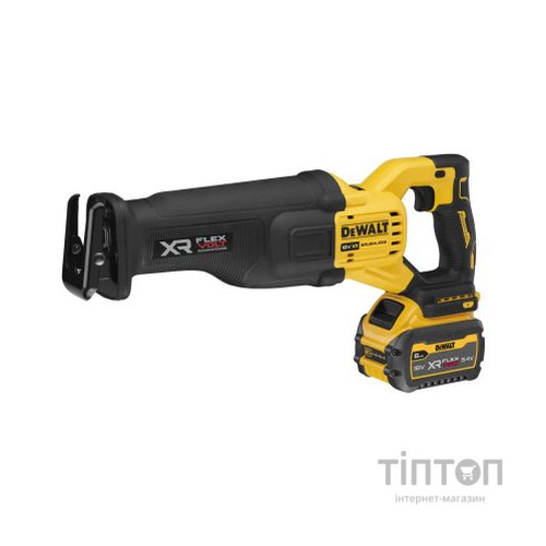 Шабельна пила DeWALT 18В XR Li-lon 6 Аг, 0 - 3000 ход/хв, кейс TSTAK (DCS386T1)