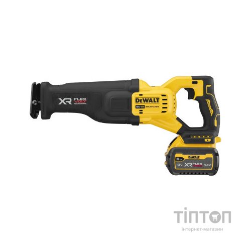 Шабельна пила DeWALT 18В XR Li-lon 6 Аг, 0 - 3000 ход/хв, кейс TSTAK (DCS386T1)