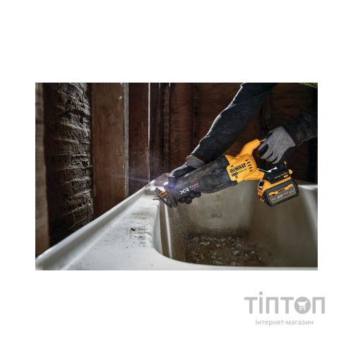 Шабельна пила DeWALT 18В XR Li-lon 6 Аг, 0 - 3000 ход/хв, кейс TSTAK (DCS386T1)