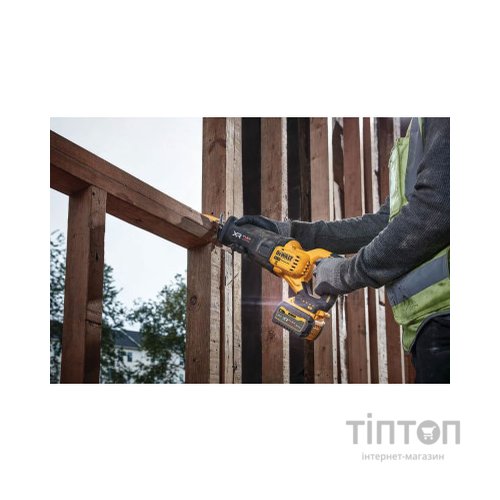 Шабельна пила DeWALT 18В XR Li-lon 6 Аг, 0 - 3000 ход/хв, кейс TSTAK (DCS386T1)