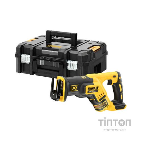 Шабельна пила DeWALT 18В XR Li-lon, безщіткова, 0 - 2900 ход/хв, кейс TSTAK (без АКБ та ЗП) (DCS367NT)