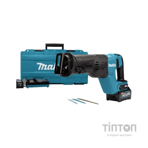 Шабельна пила Makita XGT, 40 V Max, 32мм, BL4040x2 шт, DC40RA, Makpac (JR001GM201)