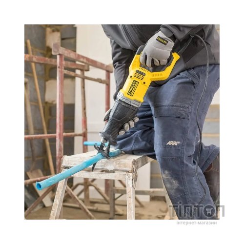 Шабельна пила Stanley FatMax, 900 Вт, 0 - 3200 ход/хв, величина ходу 28 мм, 3.5 кг (FME360)