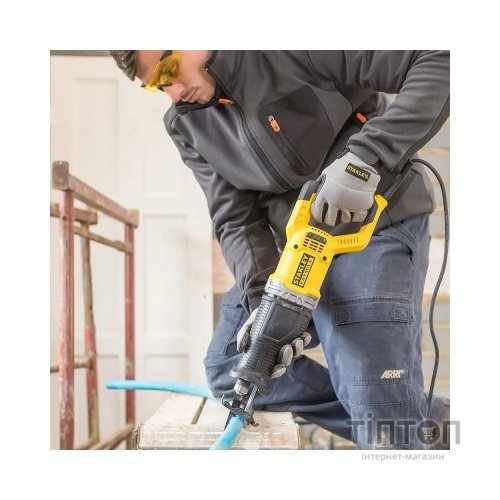 Шабельна пила Stanley FatMax, 900 Вт, 0 - 3200 ход/хв, величина ходу 28 мм, 3.5 кг (FME360)