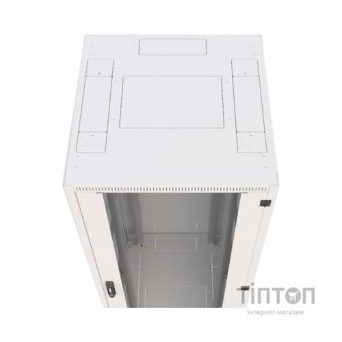 Шафа напольна Conteg iSEVEN 19", 27U 600x800, RAL7035 (RI7-27-60/80)