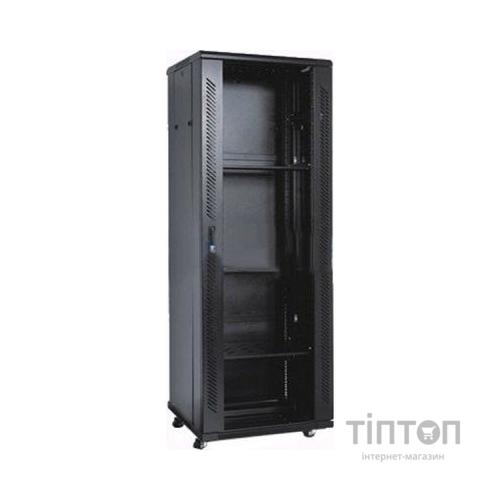 Шафа напольна Kingda 27U 19" 600x800 RAL9004 (KD-002-6827)