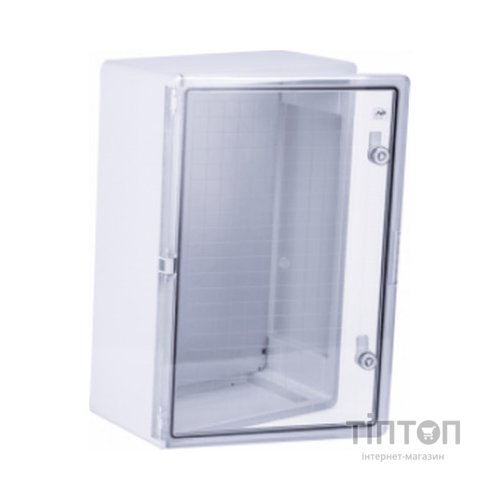 Шафа настінна ADAL PANO 600х400х200, з прозор. двецятами, IP65, Бокс ударостійкий, ABS пластик (111521)