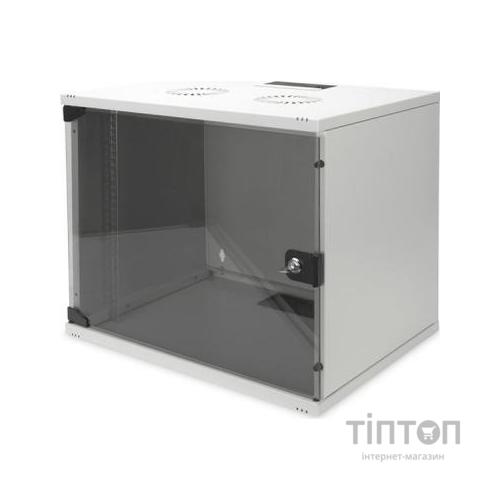 Шафа настінна Digitus 9U 19" 540x400, стекляные двери, 60kg max (DN-1909-U-S-1)