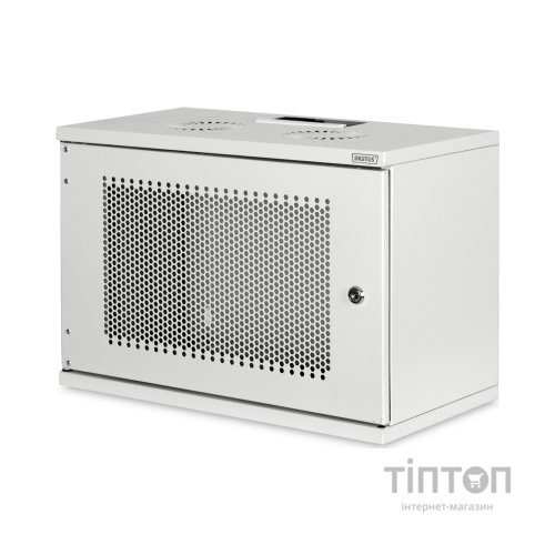 Шафа настінна Digitus SOHO 19" 7U 540x400, метал.двері, 60kg max (DN-19-07U-S-PD)