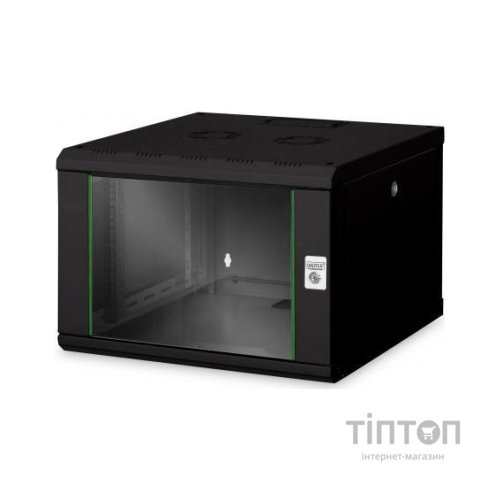 Шафа настінна Digitus Wall Mounting Unique 19" 7U 600x600, RAL 9005 (DN-1907U-6/6-SW)