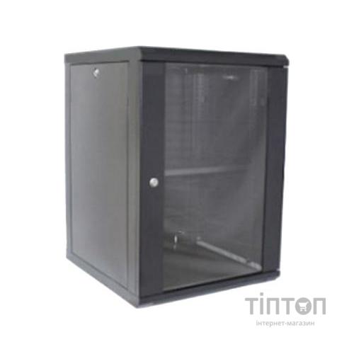 Шафа настінна Hypernet 15U 19" 600x450 (WMNC-15U-FLAT-BLACK)