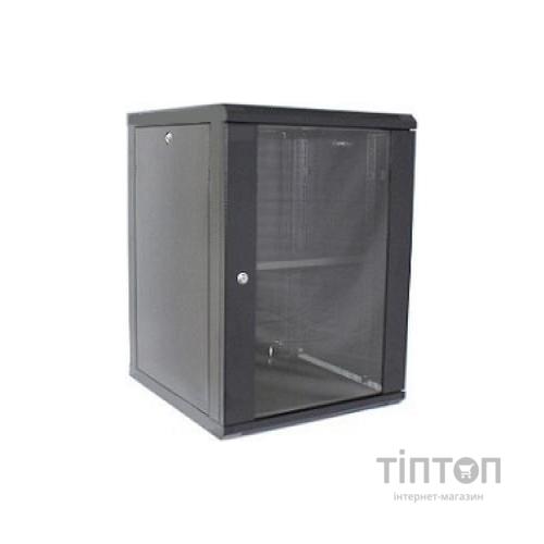 Шафа настінна Hypernet 15U 19" 600x600 (WMNC66-15U-FLAT-BLACK)