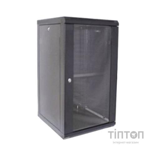 Шафа настінна Hypernet 18U 19" 600x450 (WMNC-18U-FLAT-BLACK)