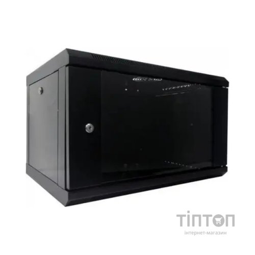 Шафа настінна Hypernet 4U 19" 600x600 (WMNC66-4U-FLAT-BLACK)