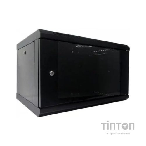 Шафа настінна Hypernet 6U 19" 600x500 (WMNC-500-6U-FLAT-BLACK)