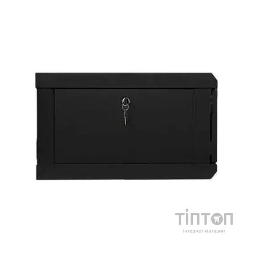 Шафа настінна Hypernet 6U 19" 600x500 (WMNC-500-6U-FLAT-BLACK)