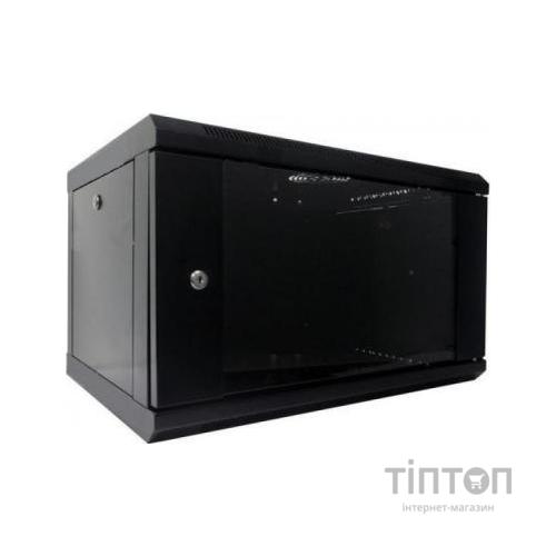 Шафа настінна Hypernet 6U 19" 600x600 (WMNC66-6U-FLAT-BLACK)