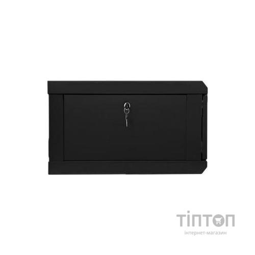 Шафа настінна Hypernet 6U 19" 600x600 (WMNC66-6U-FLAT-BLACK)