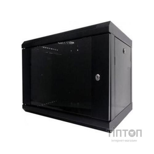 Шафа настінна Hypernet 9U 19" 600x450 (WMNC-9U-FLAT-BLACK)
