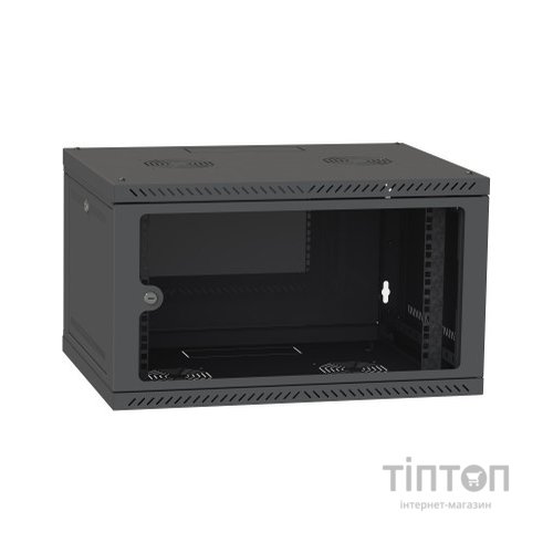 Шафа настінна Ipcom 6U, 600*450, RAL9005 (СН-6U-060х045-ДС-9005)