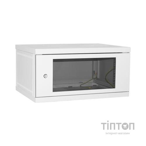 Шафа настінна Ipcom 6U, 600*450, СН-6U-06-04-ДС-1-7035 (Тцб-0008769)