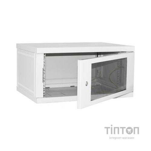 Шафа настінна Ipcom 6U, 600*450, СН-6U-06-04-ДС-1-7035 (Тцб-0008769)