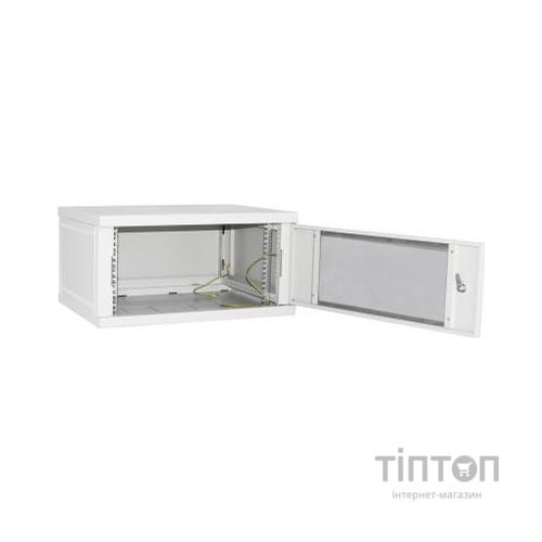 Шафа настінна Ipcom 6U, 600*600, RAL7035 (СН-6U-060х060-ДС-7035)
