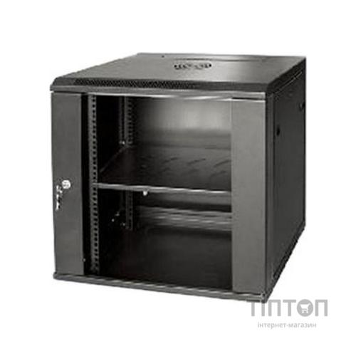 Шафа настінна Kingda 12U 19" 600x450 RAL9004 (KD-007-6412)