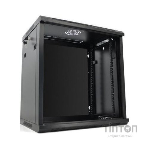 Шафа настінна Merlion 12U 19" 600*450*634 (Ш*Г*В)мм, black (Ml3-6412)
