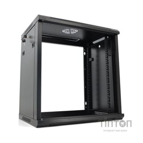 Шафа настінна Merlion 12U 19" 600*450*634 (Ш*Г*В)мм, black (Ml3-6412)