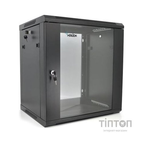 Шафа настінна Merlion 15U 19" 600*450*768 (Ш*Г*В)мм, black (Ml3-6415)