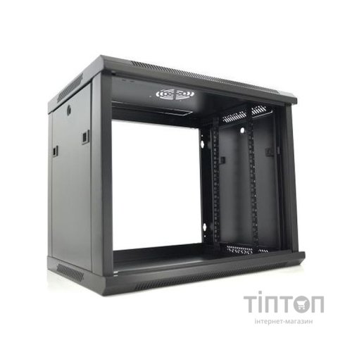 Шафа настінна Merlion 9U 19" 600*450*500 (Ш*Г*В)мм, black (Ml3-6409 / 23527)