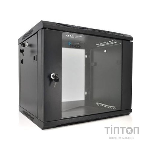 Шафа настінна Merlion 9U 19" 600*600*500 (Ш*Г*В)мм, black (Ml3-6609 / 23528)