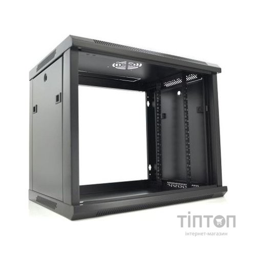 Шафа настінна Merlion 9U 19" 600*600*500 (Ш*Г*В)мм, black (Ml3-6609 / 23528)
