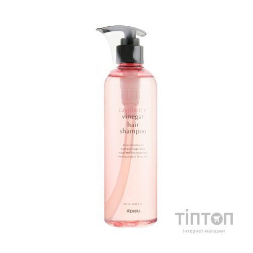 Шампунь A'pieu Raspberry Vinegar Hair Shampoo з малиновим оцтом 500 мл (8809581460287)