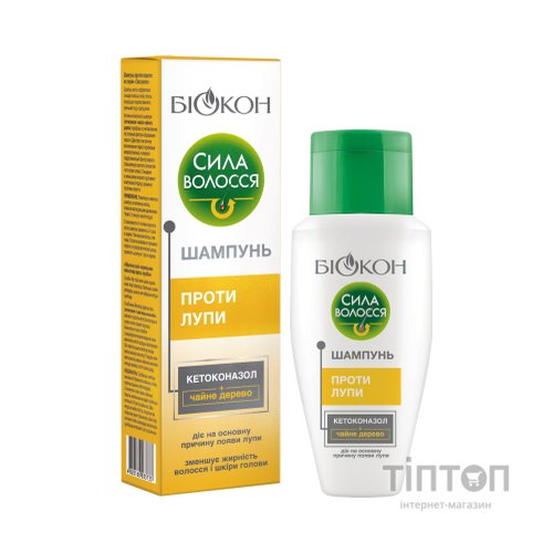 Шампунь Біокон Сила Волосся Проти лупи 150 мл (4820160033733)