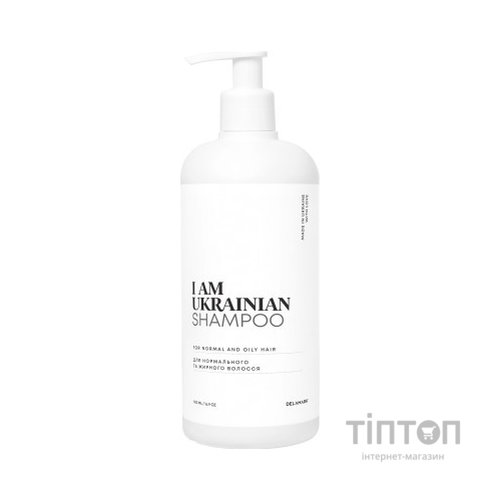 Шампунь DeLaMark I Am Ukrainian для нормального та жирного волосся 500 мл (4820152333155)