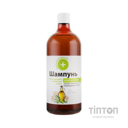 Шампунь Домашній Доктор Пивні дріжджі та оливкова олія 1000 мл (4823015929816)