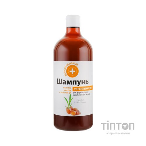 Шампунь Домашній Доктор Яєчні жовтки та золотий вус 1000 мл (4823015929823)