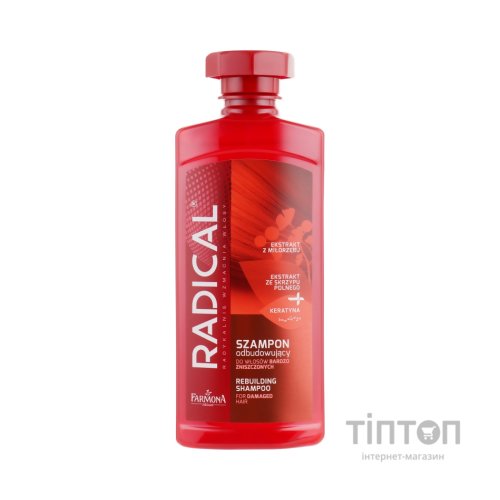 Шампунь Farmona Radical Rebuilding Shampoo For Damaged Hair Відновлювальний для пошкодженого волосся 400 мл (5900117005675)