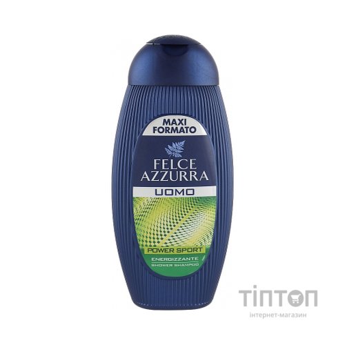 Шампунь Felce Azzurra Power Sport 2 в 1 для чоловіків 400 мл (8001280400827)