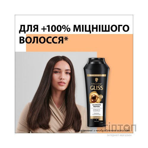 Шампунь Gliss Ultimate Repair для пошкодженого та сухого волосся 250 мл (9000100662918/9000100801416)