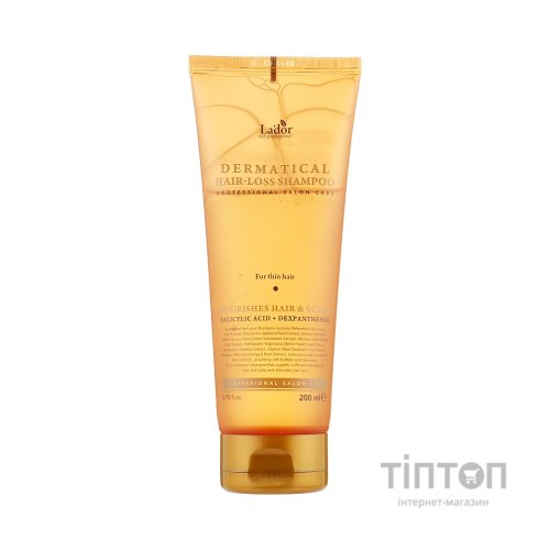 Шампунь La'dor Dermatical Hair Loss Shampoo For Thin Hair Для тонкого волосся 200 мл (8809181934614)