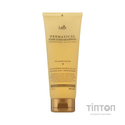 Шампунь La'dor Dermatical Hair-Loss Shampoo Проти випадіння волосся 200 мл (8809789630314)