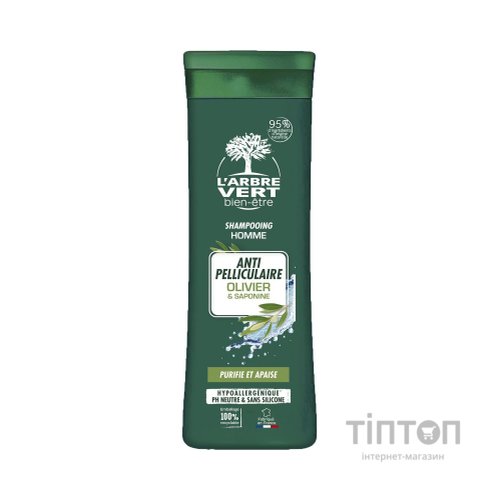 Шампунь L'Arbre Vert проти лупи для чоловіків 250 мл (3450601036477)